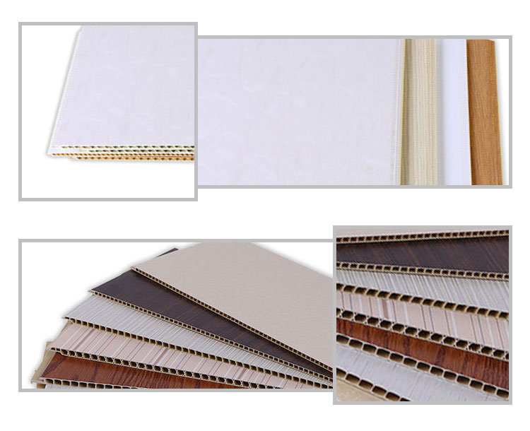 Thickness 4.5mm - 15mm Lamination Interior PVC Wall Panels Brick Design