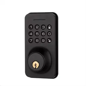 Keyless Entry Door Smart Deadbolt Lock for Front Door with Key Easy Install Tuya Door Locks with Keypad Home Smart Deadbolt Lock