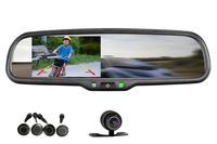 Vehículo de respaldo inverso Wifi retrovisor Monitor de coche vista Trasera Sistema de tablero Kit de marcha atrás cámara de estacionamiento inalámbrica