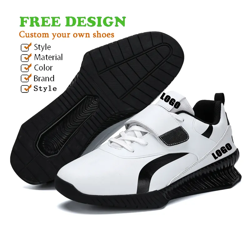 Custom Size 47 Weight Lifting Shoes Professional Protection Safety Leather Wet Weightlifting Shoes With Your Own Logo