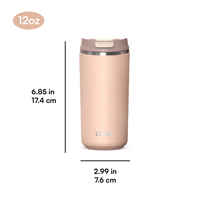 Gobelet isotherme à café, tasse à café à double paroi, nouvelle forme, sans BPA, 12 oz/16 oz, en acier inoxydable, très vendu, isolé sous vide