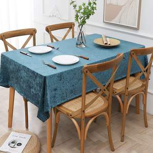 Свадебные Стрейчевые черные бархатные скатерти - Product Image 6