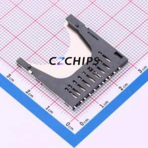 SD-0503A-P SD Card / Memory Card Connector SMD Connector Self-Return Type Standard SD Card Card Holder - Product Image 2