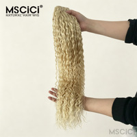 Vente en gros d'usine MSCICI Tissages de cheveux humains bruts 100% vierges doublement étirés avec cuticules alignées, Lots de cheveux 100% humains