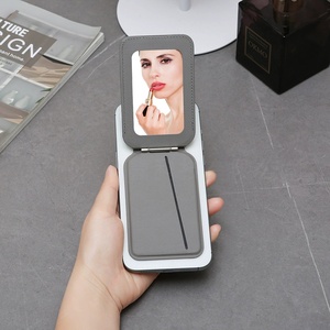 แพ็คการ์ดแม่เหล็กแบบขายส่ง OEM พร้อมขาตั้งปรับได้ กระเป๋าสตางค์แบบ Magsafe สำหรับ Apple Magsafe ที่ใส่บัตร<span class=keywords><strong>เครดิต</strong></span> RFID - Product Image 3