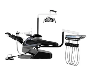 Popular Detes dental unit chair TS-5830 Fashion Black with Classy modern design