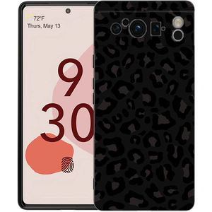 Funda de teléfono con estampado de leopardo para <span class=keywords><strong>Google</strong></span> <span class=keywords><strong>Pixel</strong></span> 8 7 <span class=keywords><strong>6</strong></span> <span class=keywords><strong>Pro</strong></span> 6A 7A 5G silicona suave a prueba de golpes TPU funda negra Fundas - Product Image 5