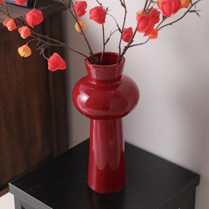 Offre Spéciale moderne personnalisé nordique en céramique Vase créatif minimaliste <span class=keywords><strong>lanterne</strong></span> Design pour décorations intérieures et utilisation de table - Product Image 4