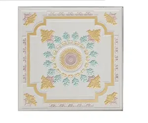 Color gypsum plaster board ceiling tiles