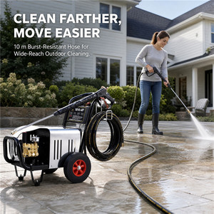 Heavy Duty Electric High Pressure <b>Cleaning</b> <b>Machine</b> Mobile Pressure Washer For Car Wash Farm <b>Floor</b> <b>Cleaning</b> - Product Image 6