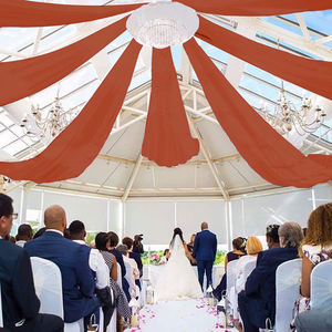 Decorative Party Draping Wedding Decoration Ceiling Veil Wedding Decoration Artificial Flower Wedding Supplies Ceiling Veil - Product Image 4
