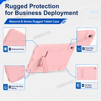 Étui robuste pour Samsung Tab A11 Plus A9 Plus 11 avec béquille, protection contre les chutes, coque fine, OEM ODM
