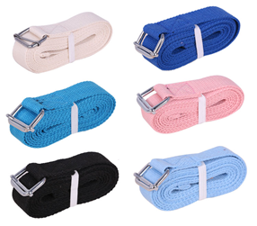 Correa de yoga ajustable personalizada, correas de algodón o poliéster impresas de la mejor calidad, esterilla de yoga para fitness, correa de anillo D - Product Image 5