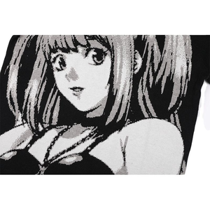 Pull personnalisé avec logo pour homme, motif jacquard, tricot d'hiver, col rond, pull en coton, tricot personnalisé de créateur - Product Image 6