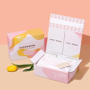 กล่องไปรษณีย์กระดาษรีไซเคิลเคลือบสีสำหรับขายส่ง กล่องไปรษณีย์สีตามสั่งสำหรับบรรจุภัณฑ์ค้าปลีก - Product Image 4
