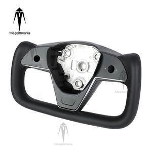 Volante in Pelle Stile Sportivo per <span class=keywords><strong>Tesla</strong></span> <span class=keywords><strong>Model</strong></span> 3/Y/<span class=keywords><strong>X</strong></span>/S - Volante Riscaldato Durevole con Adattamento Personalizzato - Product Image 4