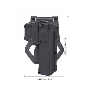 ซองปืนพกนอกเอว LAMBUL OWB รุ่น G17 สำหรับกิจกรรมกลางแจ้ง ถอดออกได้ ใช้สำหรับฝึกซ้อมทางยุทธวิธี พร้อมติดตั้งไฟส่องสว่าง - Product Image 2