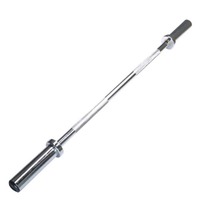 Équipement de Fitness Gym Chromé 180cm Powerlifting Haltérophilie Barre Droite Cloche Barbell Barre Incurvée 20kg Entraînement