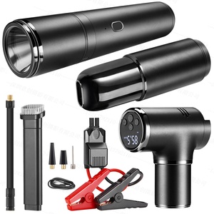 Démarreur de batterie 4-en-1 20000mAh 1000A avec compresseur d'air, aspirateur et lampe torche LED, kit de démarrage portable pour voiture - Product Image 1