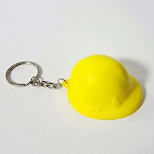 Oferta Especial: Llaveros Antiestrés Personalizados Baratos con Forma de Casco de Seguridad, Llaveros de Casco de Seguridad, Juguete Antiestrés - Product Image 1
