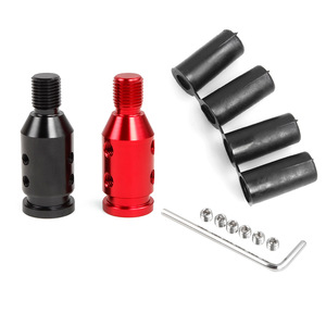 Car Gear <b>Shift</b> <b>Knob</b> Aluminum Alloy 12x1.25 10x1.5 Adjustable Adapter For Most Car Models - Product Image 1