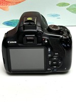 Appareil photo reflex numérique d'occasion à bas prix 1200D avec capteur CMOS, vidéo Full HD, écran 2-3 pouces, zoom optique <2x, carte SD pour débutants