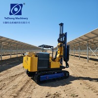 Pile driver solaire multifonctionnel avec moteur 75/91 kW |   Modules de travail à changement rapide pour économie d'énergie, adaptés au sable, à l'argile, au gravier et aux roches usées