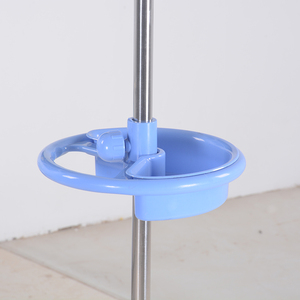 Perawatan Rumah Sakit Tiang Infus Tinggi Adjustable Stainless Steel 5 Roda Klinik Rumah Sakit Tiang Infus - Product Image 5