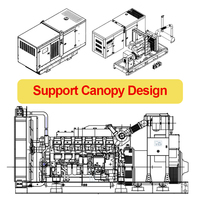 Genset Diesel Berpendingin Air Langsung dari Pabrik 20KVA 50KVA 100KVA 150KVA 50/60Hz untuk Supermarket, Rumah Sakit, dan Tambang
