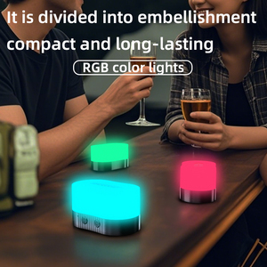 Đèn bàn có thể điều chỉnh độ sáng RGB với điều khiển từ xa & cảm ứng - Đèn ngủ chạy bằng USB cho phòng ngủ, trang trí phòng chơi game - Món quà lý tưởng - Product Image 4