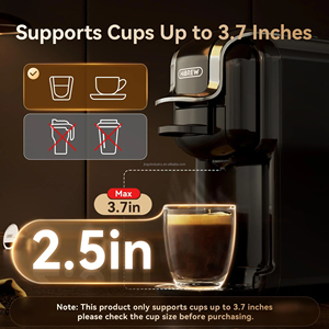 เครื่องชงกาแฟ5-in-1, เครื่องชงกาแฟเอสเปรสโซ่19บาร์สำหรับ kcup */Nes */DG */ผงเอสเพรสโซ่ทำให้กาแฟเย็น - Product Image 5