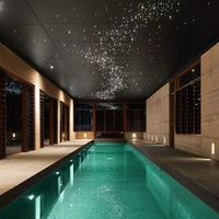 Nouveau Kit de plafonniers étoiles à fibres optiques contrôle intelligent LED ciel étoilé lumière à fibres optiques Home cinéma chambre piscine