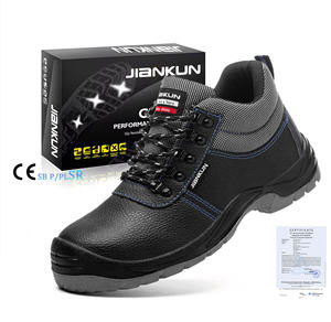 JIANKUN, zapatos <span class=keywords><strong>de</strong></span> seguridad <span class=keywords><strong>para</strong></span> <span class=keywords><strong>hombre</strong></span> con certificación CE, punta <span class=keywords><strong>de</strong></span> acero antigolpes, placa <span class=keywords><strong>de</strong></span> acero a prueba <span class=keywords><strong>de</strong></span> perforaciones, cuero <span class=keywords><strong>de</strong></span> microfibra impermeable, New Blance - Product Image 2