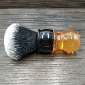 Dishi 26mm sentetik saç düğüm ve temizle reçine kolu tıraş fırçası - Product Image 2