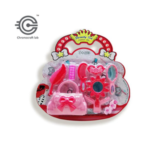 Hot Bán Cô Gái Giả Vờ Make Up Set Thời Trang Ví Với Gương Và Lược Trẻ Em Vai Trò Chơi Ăn Mặc Bộ Quà Tặng Bộ - Product Image 1