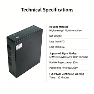 Guoresoun Localizador Portátil de Señales Celulares Detector de Micrófonos Ocultos Banda Completa 2G 3G 4G 5G Buscador de RF para Gestión de Seguridad GR-AQGK-100A-DW - Product Image 5