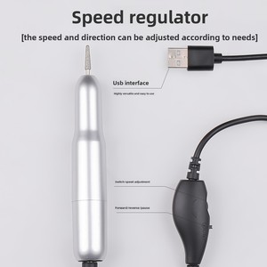 Taladro Eléctrico Portátil USB Tipo Pluma para Uñas, 18000 RPM, Sin Calor, Pequeño - Product Image 4