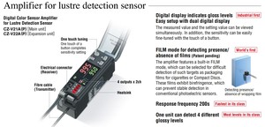 Keyence kỹ thuật số RGB cảm biến CZ-V22AP + CZ-H72 RGB cảm biến màu - Product Image 5