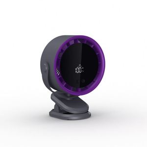 2025 New Arrivals Usb Rechargeable Mini Digital Display Clip <b>Table</b> for Outdoor Foldable Portable Fan - Product Image 1