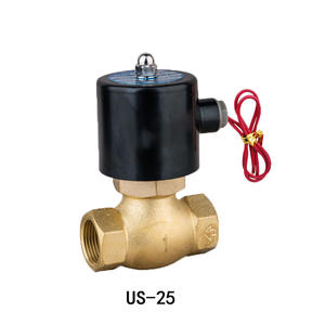 Vannes solénoïdes tout cuivre de 1 pouce, grande capacité, type US-25 normalement fermé pour les fluides à haute température (vapeur, gaz) - Product Image 2