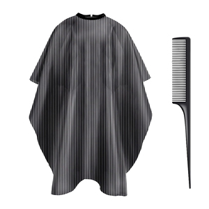 Capa de Peluquería con Logotipo Personalizado, Impermeable, Antiestática, Diseño Personalizado de Fábrica, Capa de Barbero para Corte de Cabello, Poliéster - Product Image 1