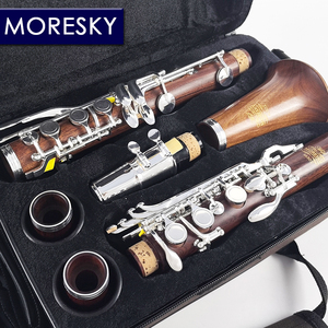 คลาริเน็ต MORESKY 17 คีย์ บีแฟลต คลาริเน็ต รุ่นพิเศษ แบบปิดรู ไม้มอปาน/ไม้โรสวูด M302 - Product Image 1