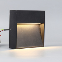 Applique murale IP65 montée 3w en aluminium pour marchepied d'angle Light Stairs Led