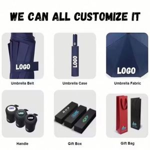 Unique Promo Business Gift Products <b>Windproof</b> Foldable Travel Three Folding With Logo Custom Design <b>Umbrella</b> Wholesale - Product Image 3