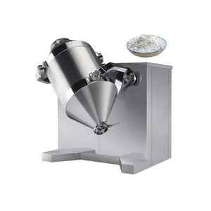 Mixer bubuk 3d, mesin pencampur Gerakan 3d industri 1000kg