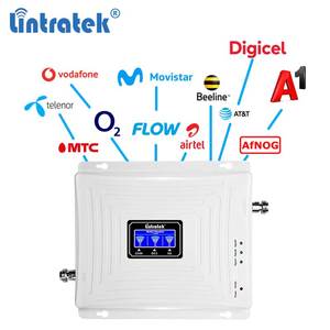 Amplificatore di Segnale Lintratek a <span class=keywords><strong>3</strong></span> Bande 900 1800 2100 MHz, Ripetitore di Rete Mobile GSM <span class=keywords><strong>3</strong></span>/4G per Hotel e Comunità - Product Image 1