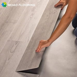 PISO SPC bấm vào 5 mm không thấm nước hickory PISO PVC nội thất bấm vào sàn nhà trang trí nội thất sang trọng Vinyl sàn ván - Product Image 2