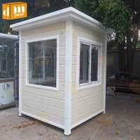 Cabine de sécurité modulaire préfabriquée durable en EPS, abri extérieur, poste de garde portable à vendre