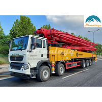 Pompe à béton de type diesel sur châssis Howo, flèche de 75 m, neuve, marque Hammer, Chine