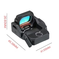 Nouvelle lunette de visée à point rouge VMPRO, lunette de visée holographique, lunette de visée réflexe compacte avec base de montage MOS et montage de 20 mm pour la chasse